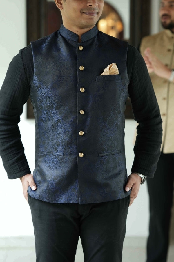 Samar Printed Waistcoat