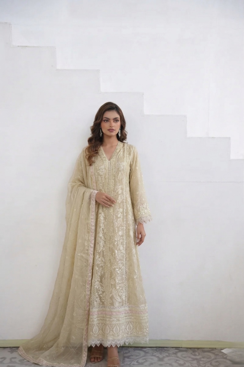 LONG FREYA - PALE YELLOW