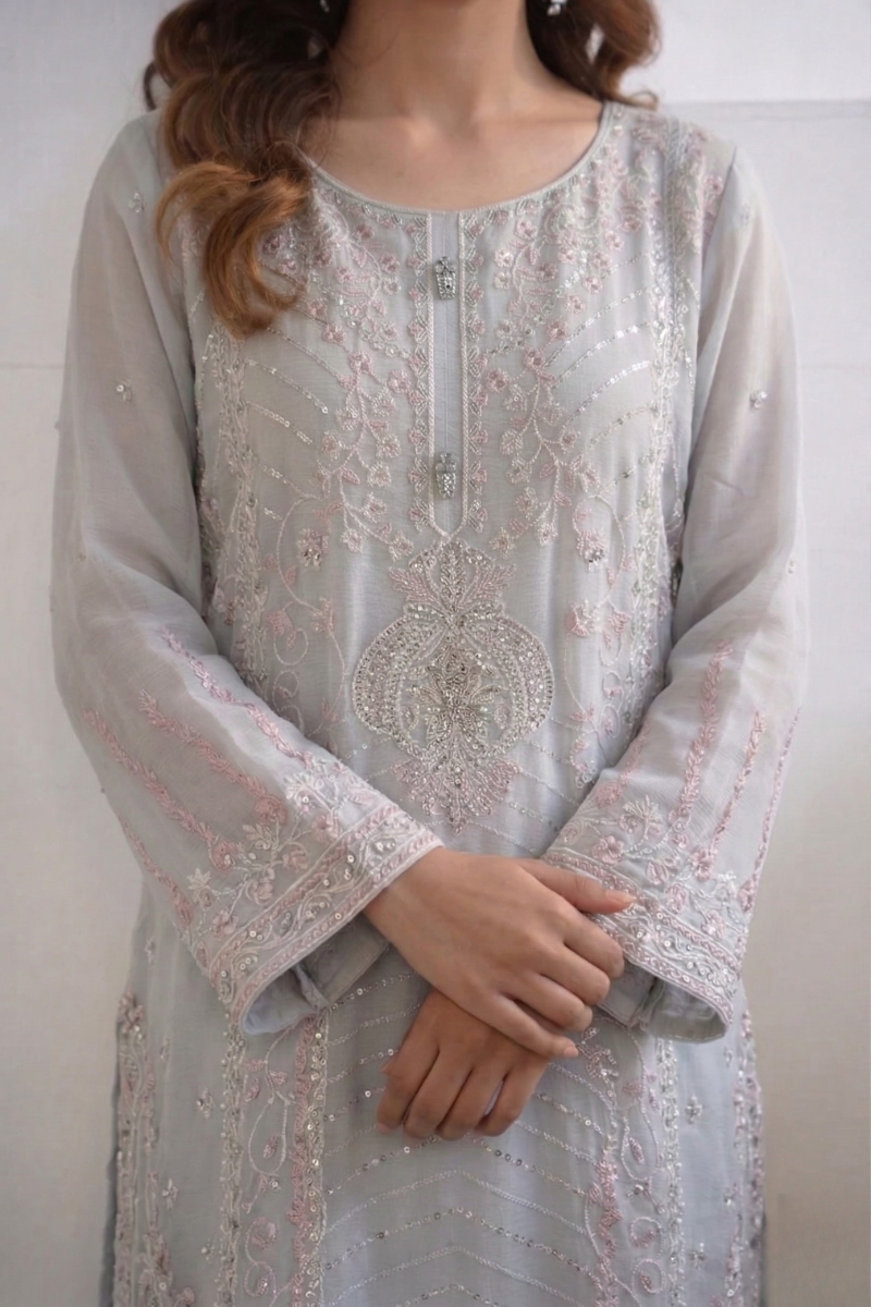 AREEBA PALAZZO - ICE BLUE