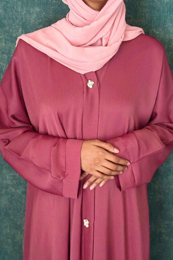 Nafasat Abaya - Pink