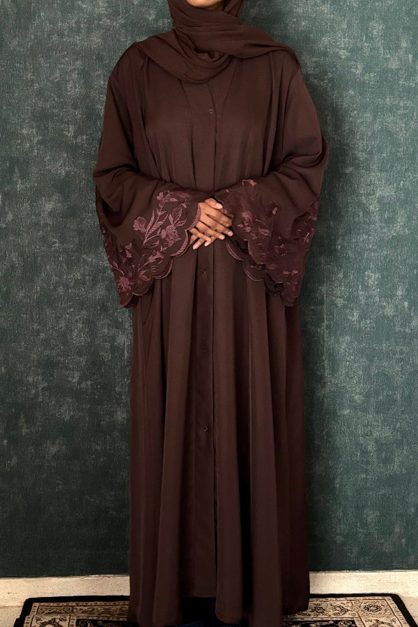 Nisa Abaya - Brown