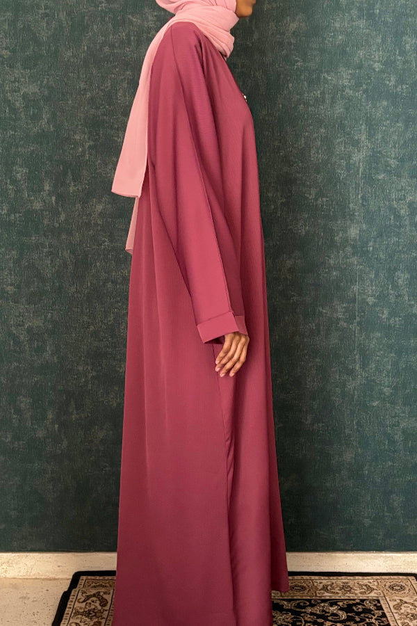 Nafasat Abaya - Pink
