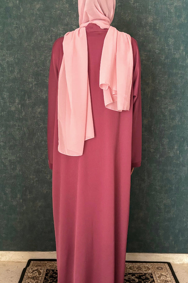Nafasat Abaya - Pink