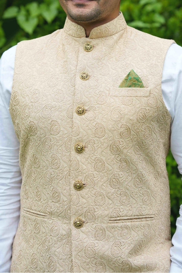 Zayan Printed Waistcoat